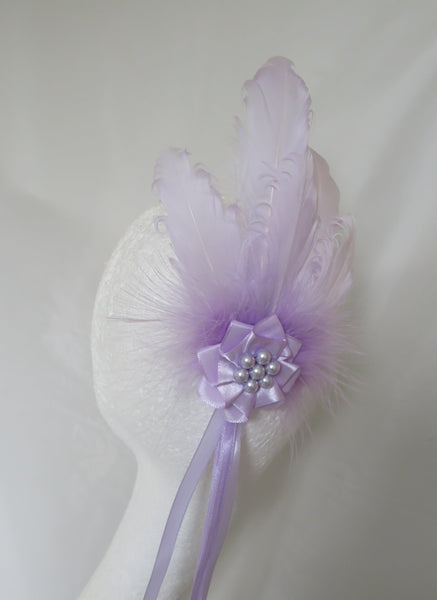 Pale Lilac Kitty Regency Headpiece