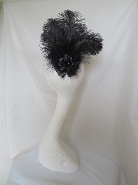 Black Austen Regency Headpiece
