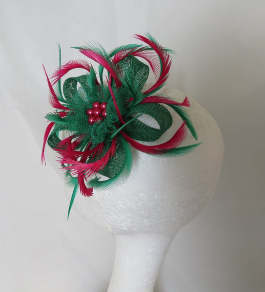 Emerald Green & Raspberry Pink Mini Lily