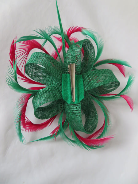 Emerald Green & Raspberry Pink Mini Lily