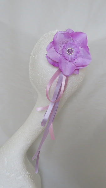 Lavender Regency Penny Blossom Hair Clip