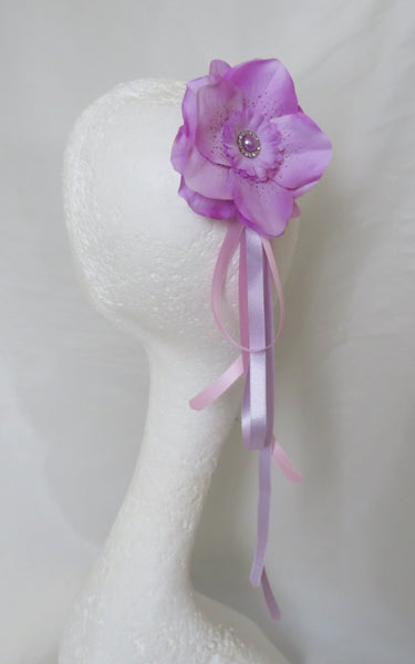 Lavender Regency Penny Blossom Hair Clip