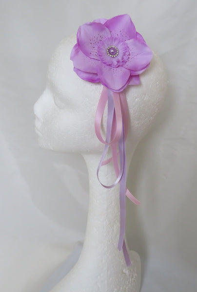 Lavender Regency Penny Blossom Hair Clip