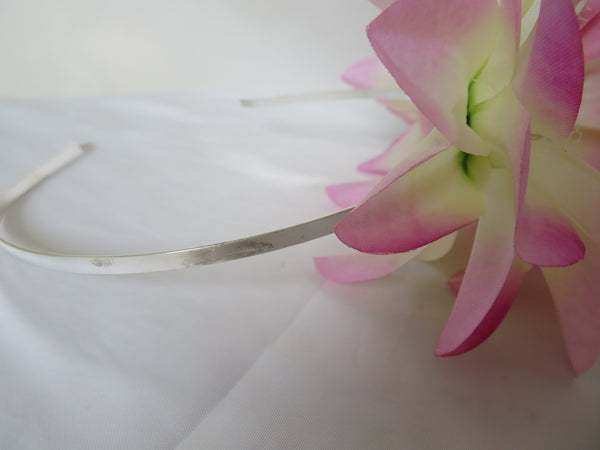 Lavender Pink Ivory & Green Penny Blossom Headband