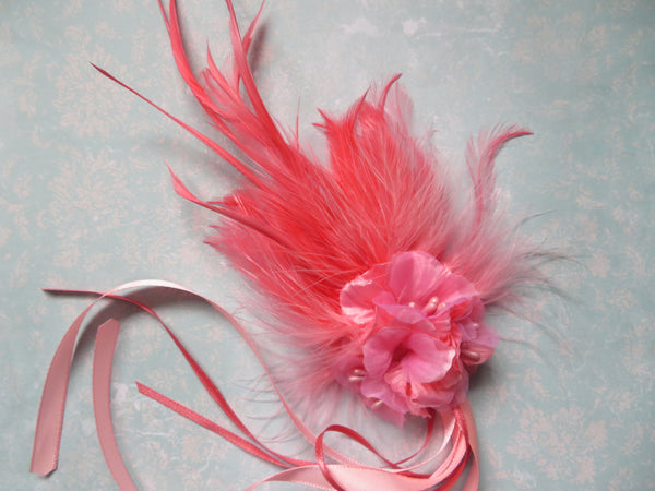 Coral Louisa Regency Headpiece