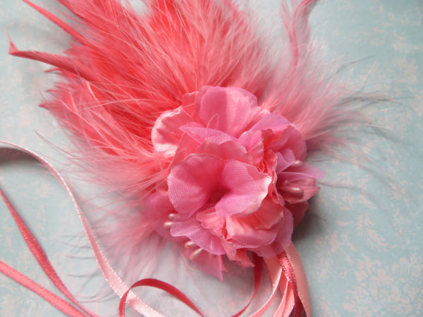 Coral Louisa Regency Headpiece