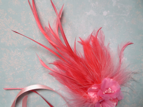Coral Louisa Regency Headpiece