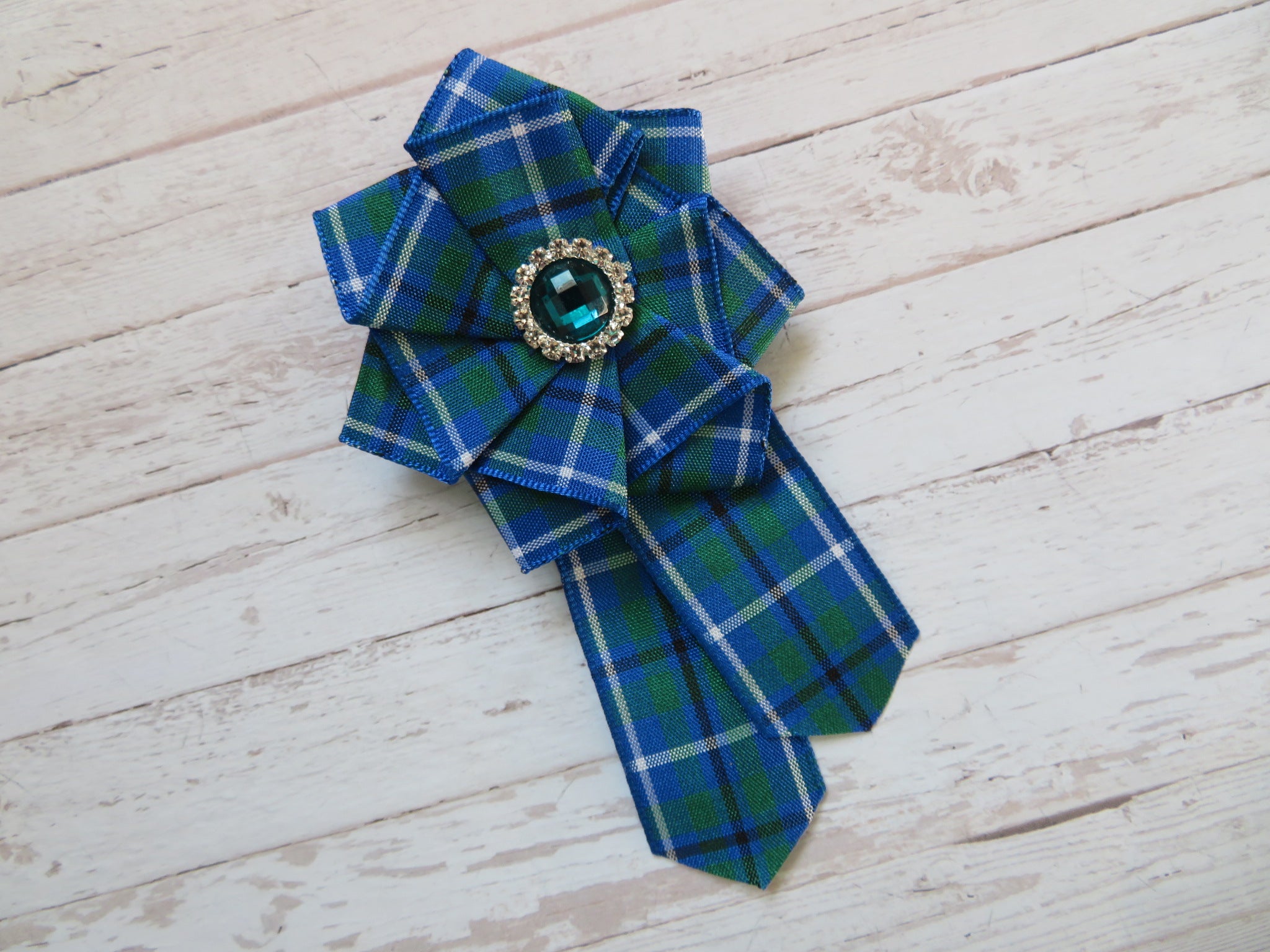 Douglas Ancient Tartan Ruffle Brooch