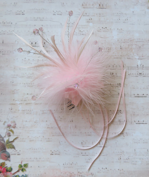 Pale Pink Tatiana Fascinator