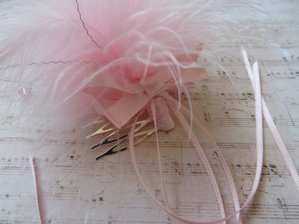 Pale Pink Tatiana Fascinator