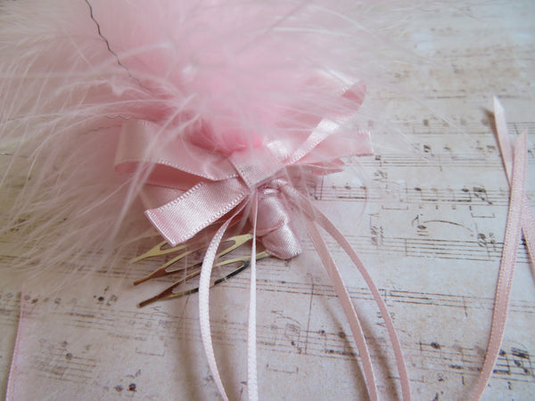 Pale Pink Tatiana Fascinator