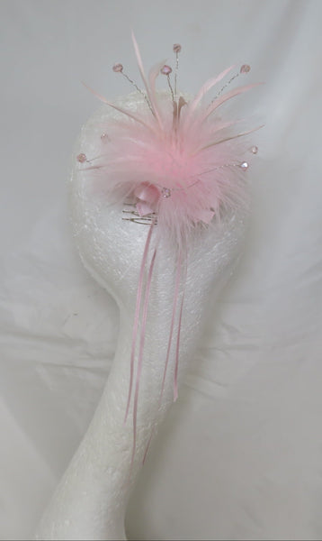 Pale Pink Tatiana Fascinator