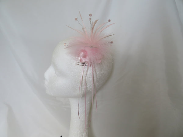 Pale Pink Tatiana Fascinator