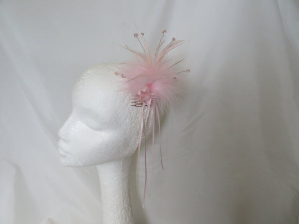 Pale Pink Tatiana Fascinator