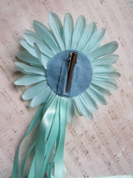 Aqua Daisy Regency Headpiece