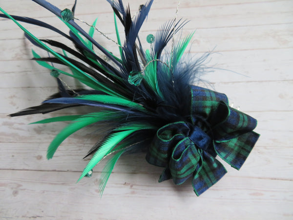 Navy & Emerald Tartan Verity