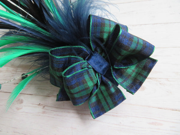 Navy & Emerald Tartan Verity