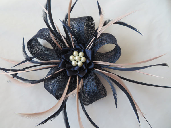 Navy Blue and Warm Neutrals Lily