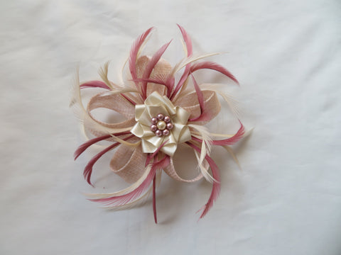 Cream and Antique Pale Pink Mini Lily