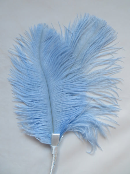 Pale Sky Blue Regency Ostrich Feather Sprig