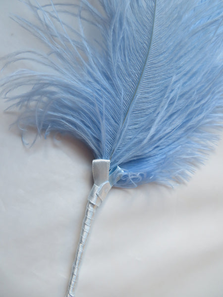 Pale Sky Blue Regency Ostrich Feather Sprig