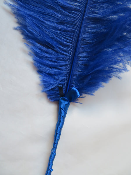 Dark Royal Blue Regency Ostrich Feather Sprig