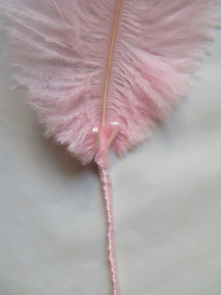 Pale Pink Regency Ostrich Feather Sprig