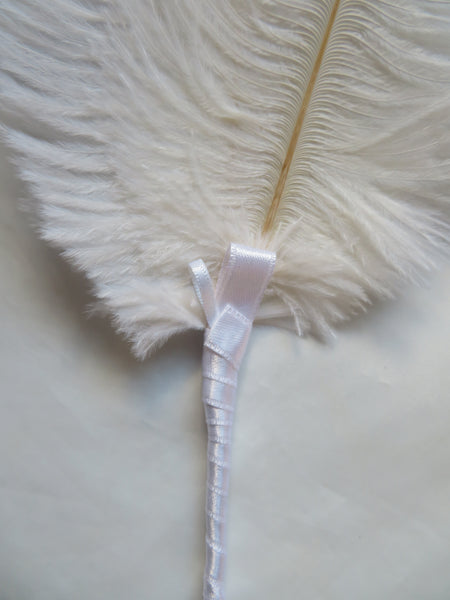 Ivory White Regency Ostrich Feather Sprig