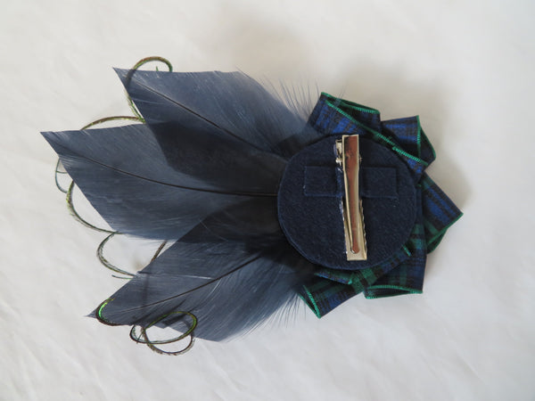 Black Watch Tartan Celtic Hat Clip