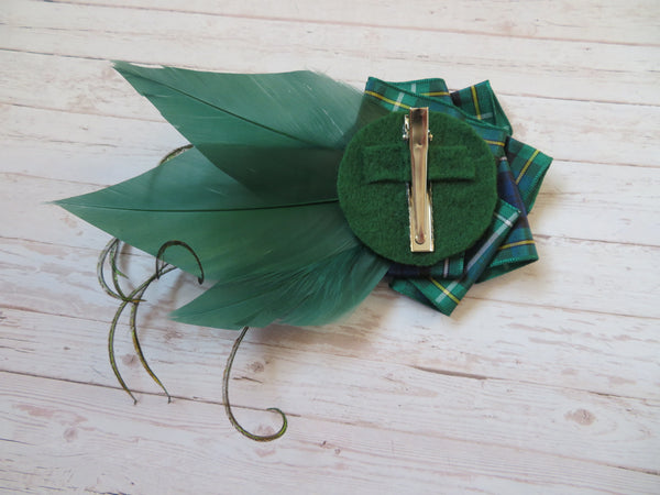 Campbell Tartan Celtic Hat Clip