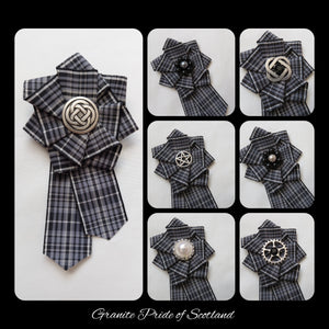 Granite Pride of Scotland Tartan Brooch