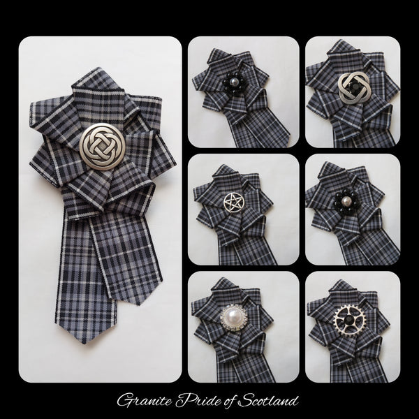 Granite Pride of Scotland Tartan Brooch