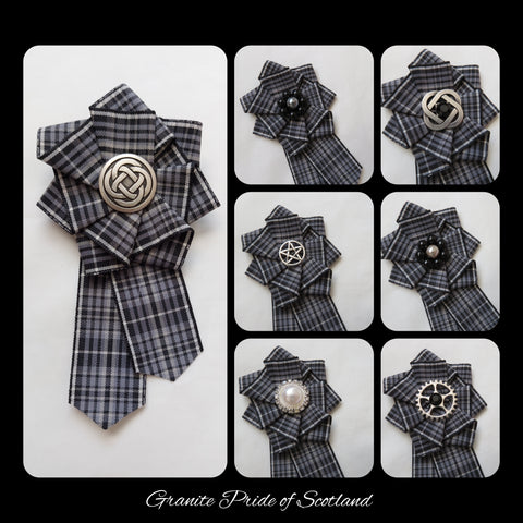 Granite Pride of Scotland Tartan Brooch
