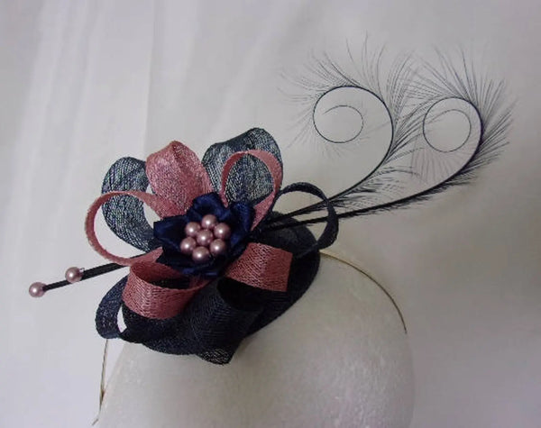 Navy and Dusky Pink Delilah