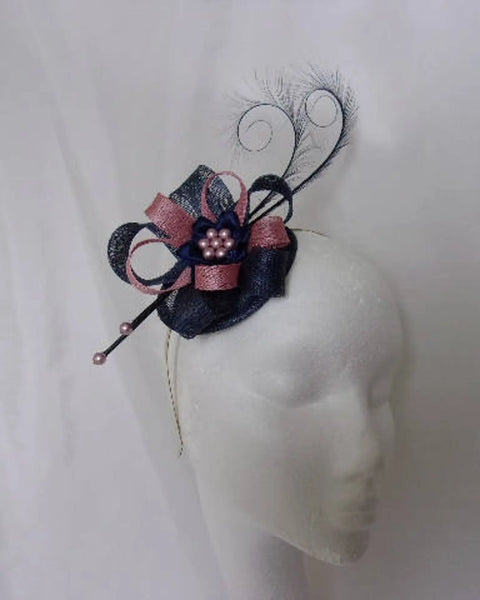 Navy and Dusky Pink Delilah