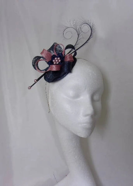 Navy and Dusky Pink Delilah
