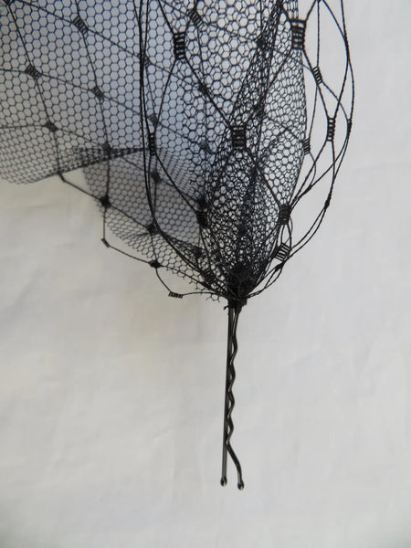 Black Narrow Double Veil