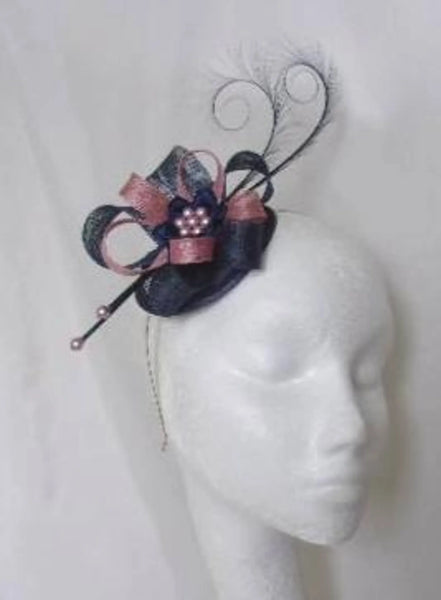Navy and Dusky Pink Delilah