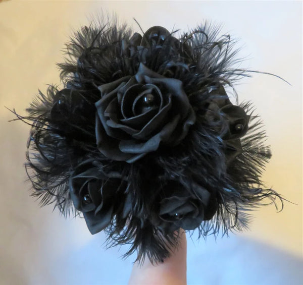 Black Rose Gothic Bouquet