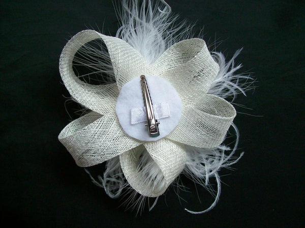 Ivory Mina Fascinator