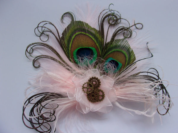 Steampunk Little Gem Hair Clip