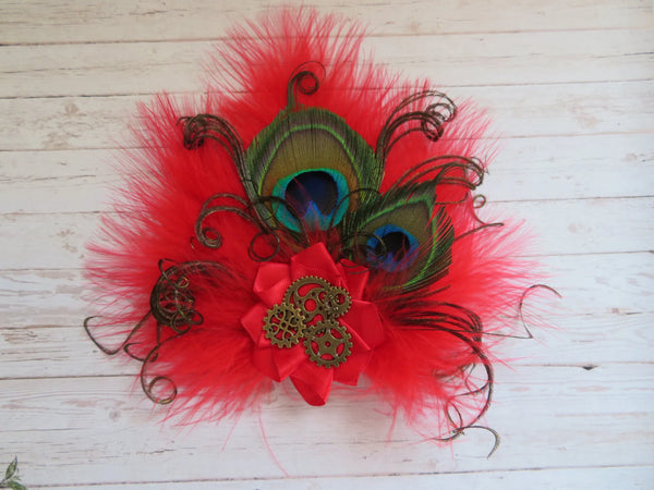 Steampunk Little Gem Hair Clip