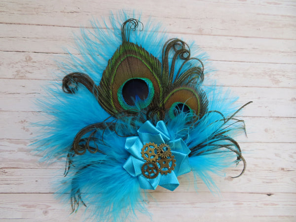 Turquoise Blue Steampunk Little Gem