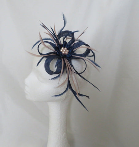 Navy Blue and Warm Neutrals Lily