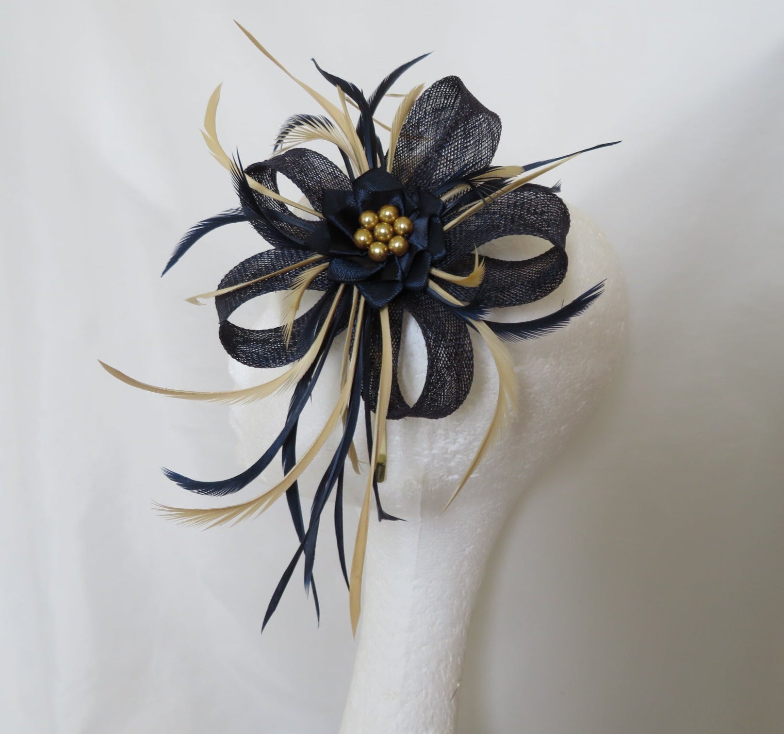 Navy Blue and Warm Neutrals Lily