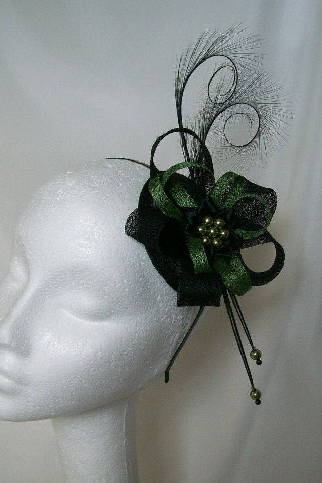 Black and Olive Moss Green Delilah