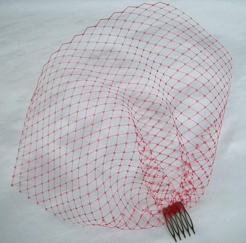 Short Classic Veil -Birdcage Blusher Style Bridal Veil- Many Colours available - Bridesmaids  Wedding - Handmade to Order
