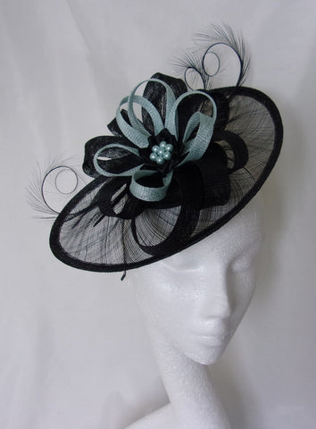 Pale Blue and Black Cecily