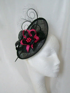 Black & Cerise Pink Pamela