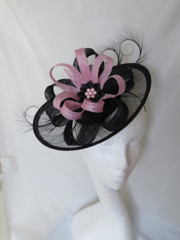 Black & Pale Pink Cecily